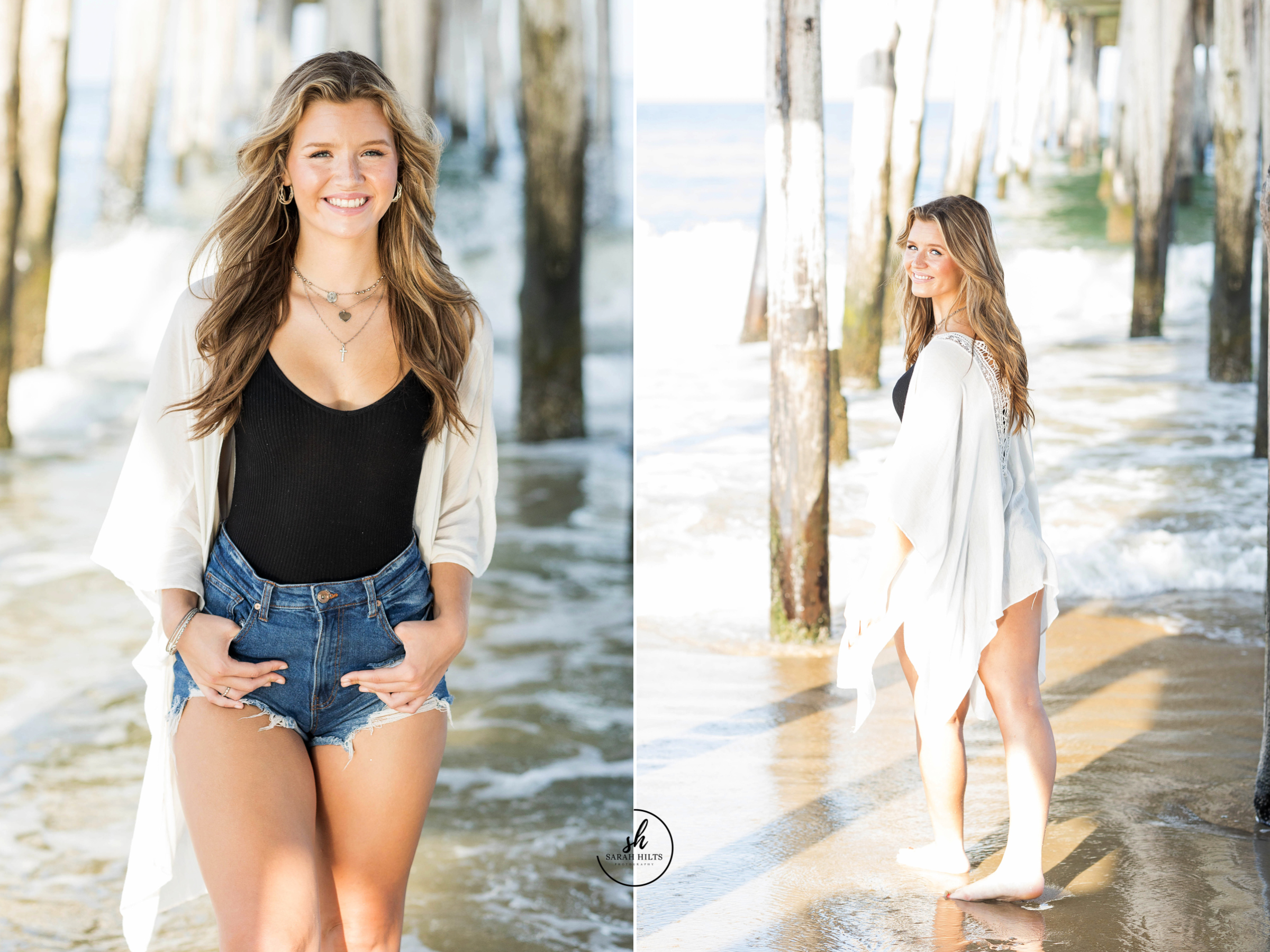 coquina beach, Sarah Hilts Photography, obx senior photographer , outer banks pics , senior pics on obx, Nags Head fishing pier , Nags Head , Nags Head Senior pics , girl senior poses , beach senior poses , nc senior photographer , eastern NC Senior photographer, ocean senior pics,