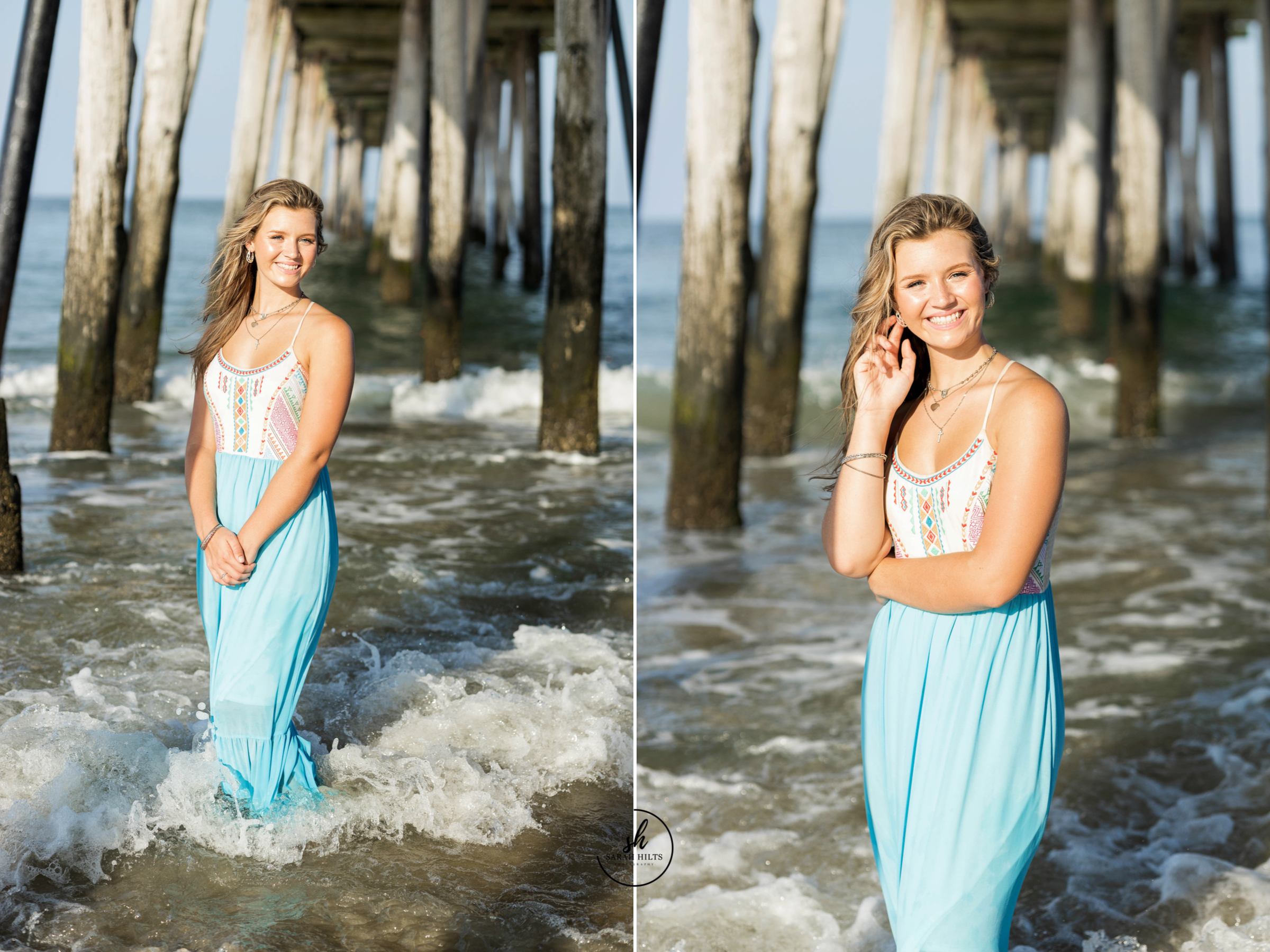 coquina beach, Sarah Hilts Photography, obx senior photographer , outer banks pics , senior pics on obx, Nags Head fishing pier , Nags Head , Nags Head Senior pics , girl senior poses , beach senior poses , nc senior photographer , eastern NC Senior photographer, ocean senior pics,