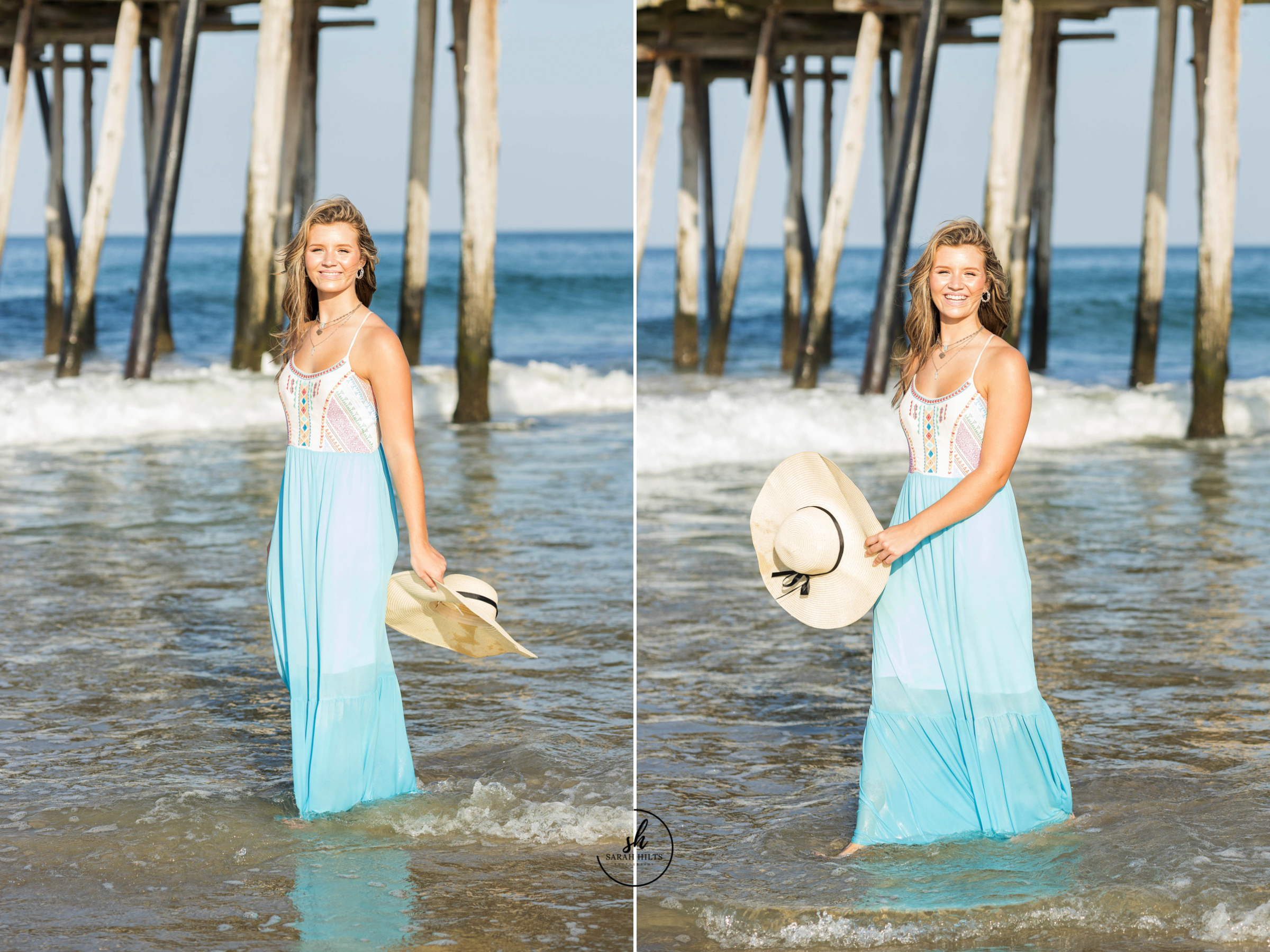 coquina beach, Sarah Hilts Photography, obx senior photographer , outer banks pics , senior pics on obx, Nags Head fishing pier , Nags Head , Nags Head Senior pics , girl senior poses , beach senior poses , nc senior photographer , eastern NC Senior photographer, ocean senior pics,