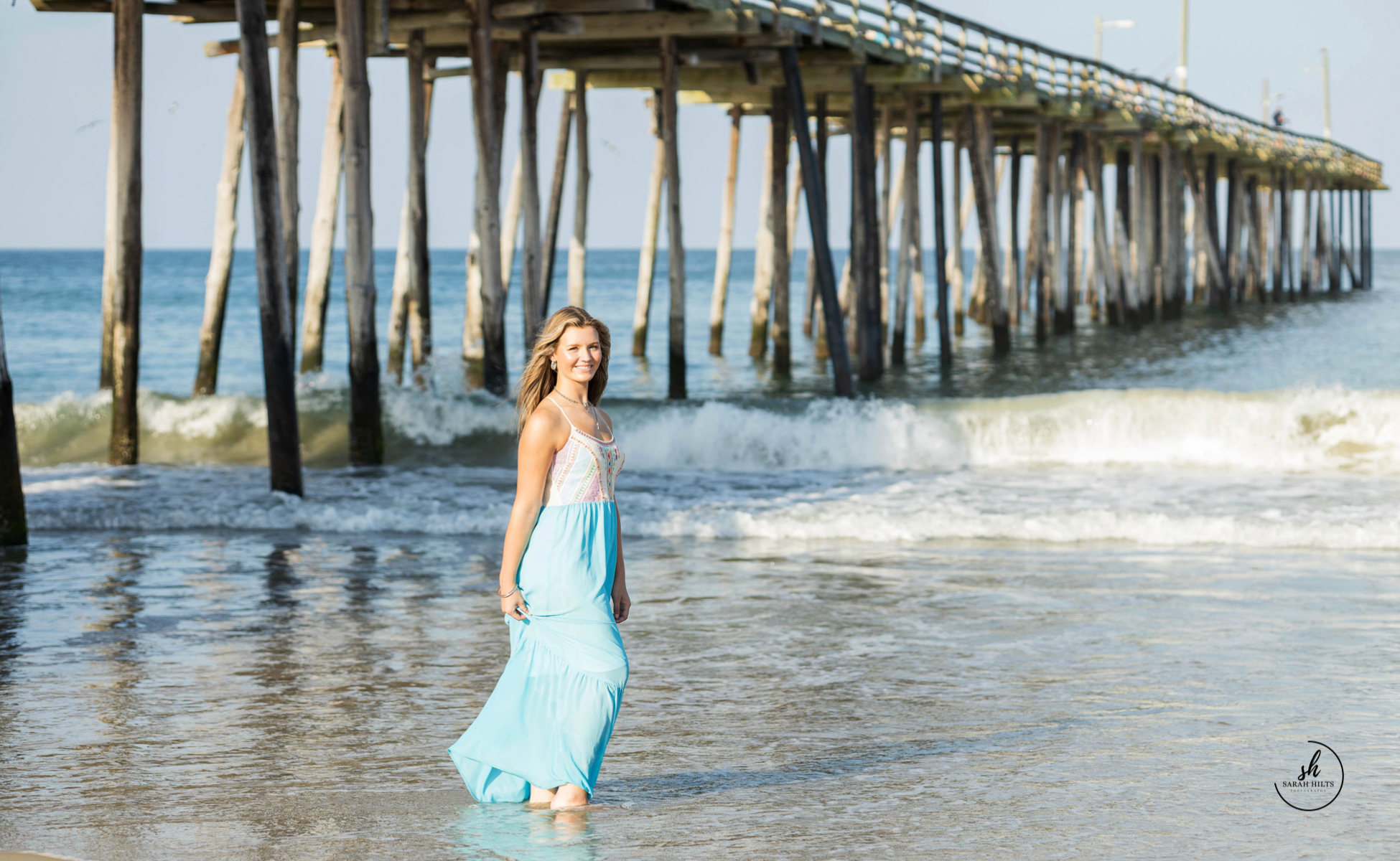 coquina beach, Sarah Hilts Photography, obx senior photographer , outer banks pics , senior pics on obx, Nags Head fishing pier , Nags Head , Nags Head Senior pics , girl senior poses , beach senior poses , nc senior photographer , eastern NC Senior photographer, ocean senior pics,