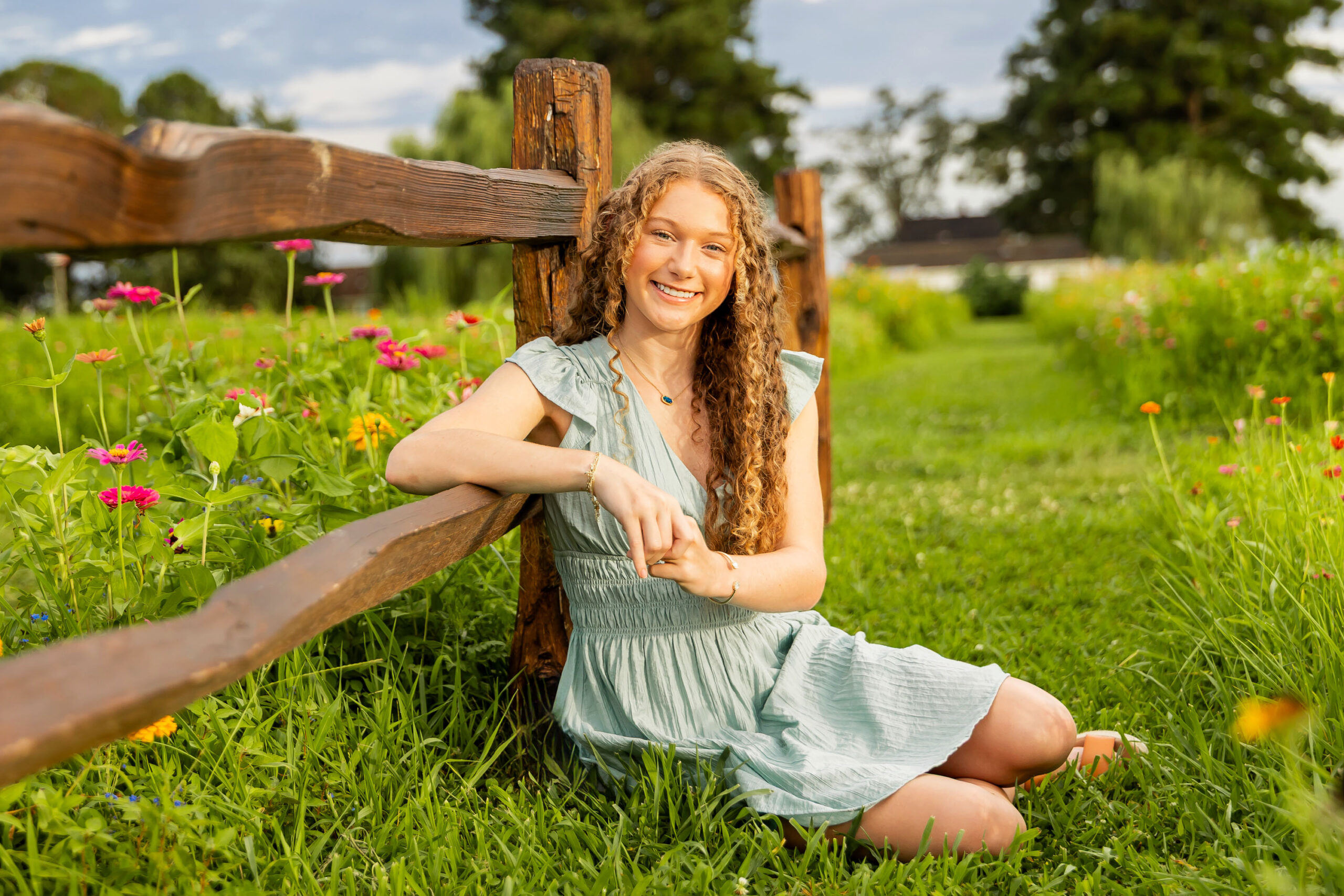 Golden Hour in the Wildflowers