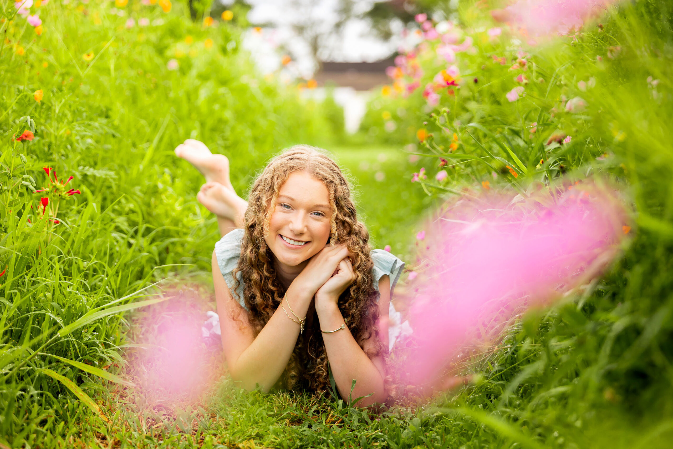 Golden Hour in the Wildflowers