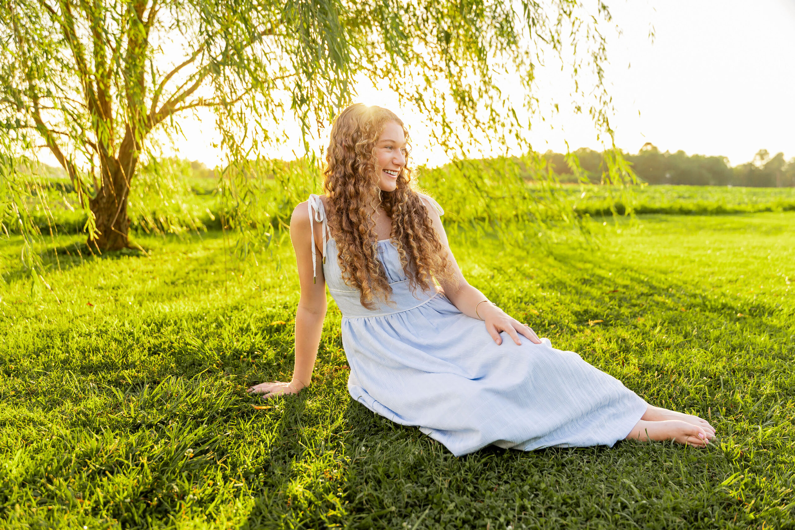 Golden Hour in the Wildflowers