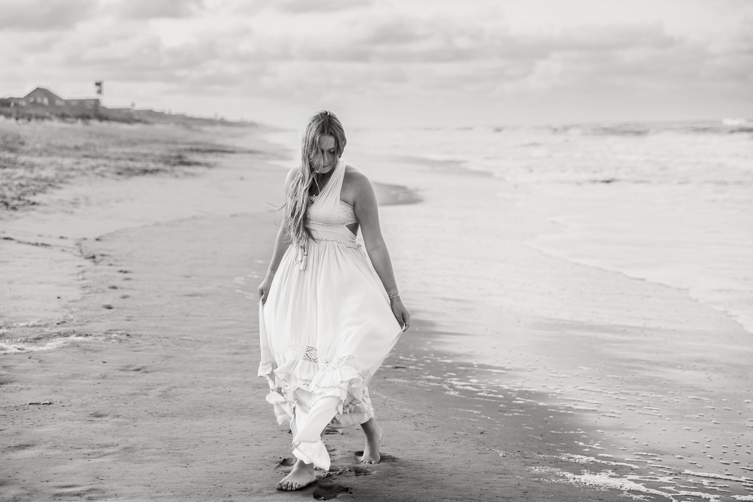 Destination senior portrait session in the Outer Banks