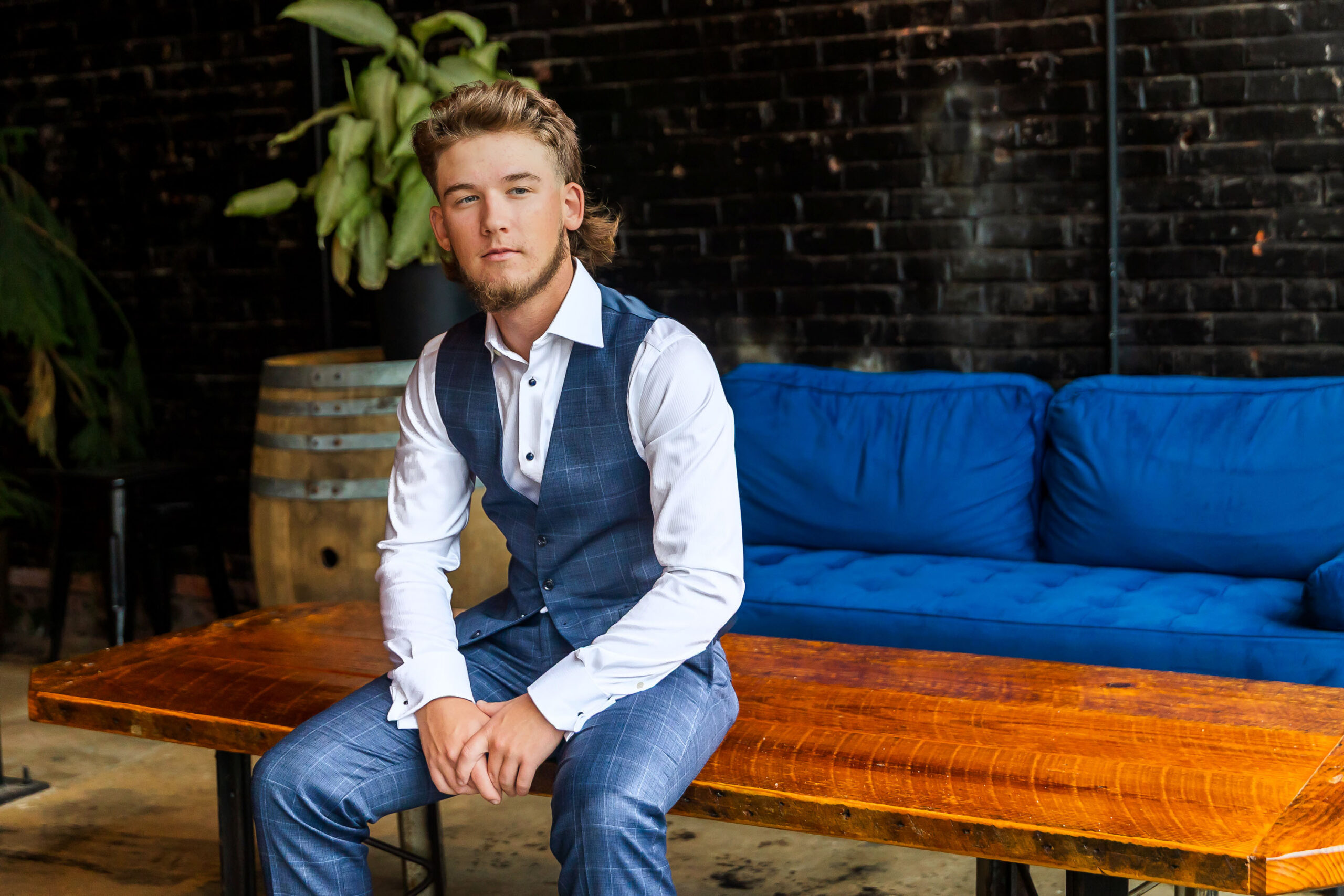 dressed up senior guy portraits Elizabeth City NC