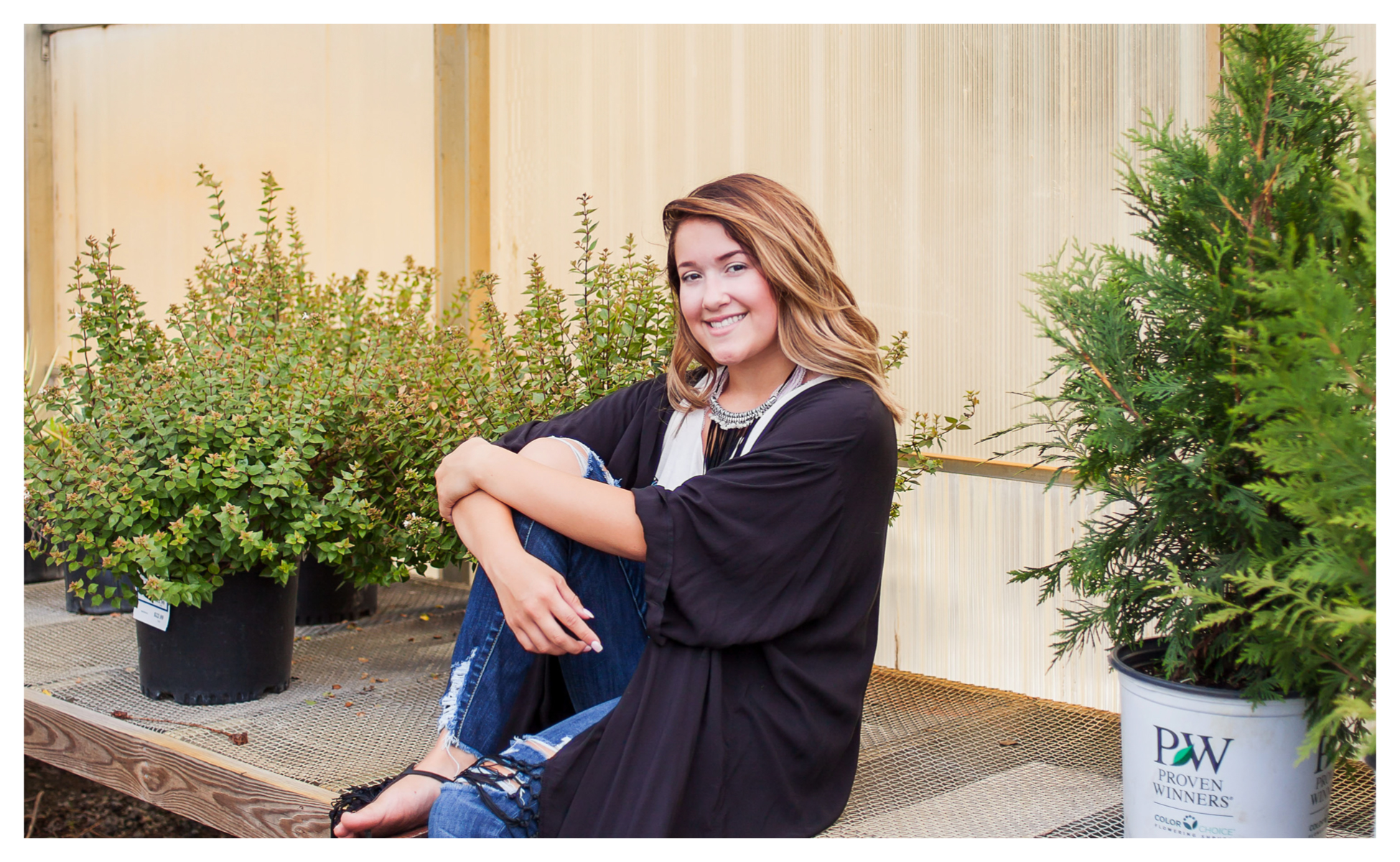 Planters Ridge Greenhouse Hertford North Carolina Senior Photographer