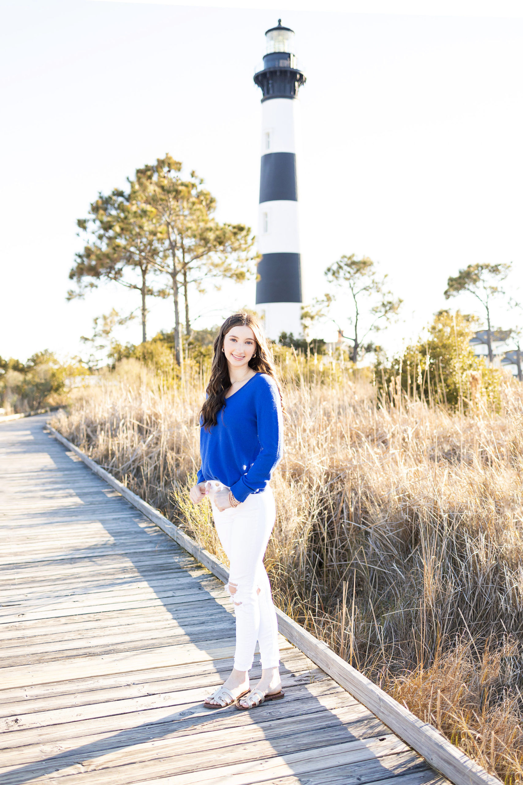 outerbanks North carolina , beach senior portraits, nags head, lighthouse , Bodie island lighthouse , nc State , senior pics , beach senior pictures , golden sunshine senior portraits , senior girl ,class of 2022 , sarah hilts photogrpahy, nc senior photographer , obx senior photographer , nags head senior portraits