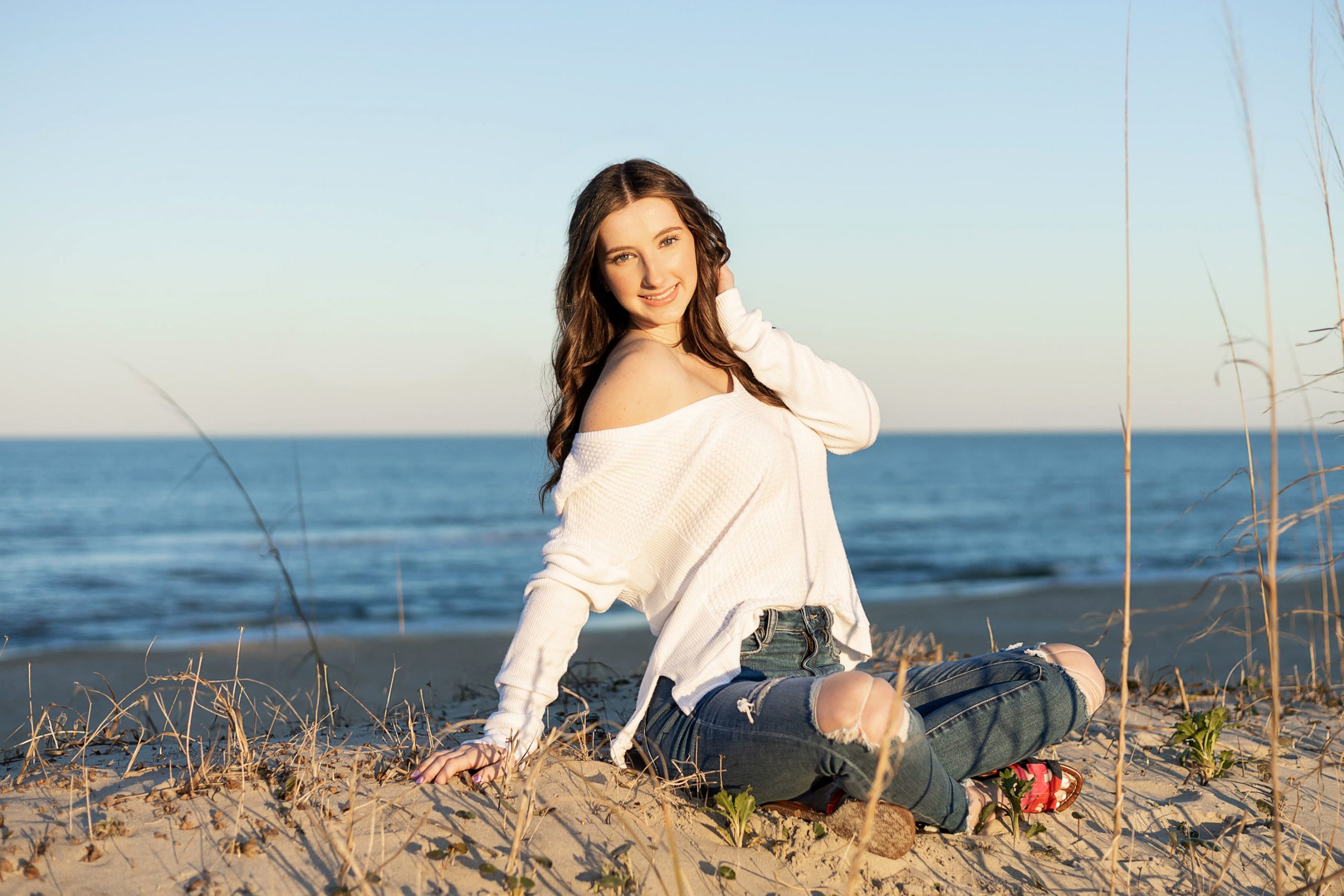 outerbanks North carolina , beach senior portraits, nags head, lighthouse , Bodie island lighthouse , nc State , senior pics , beach senior pictures , golden sunshine senior portraits , senior girl ,class of 2022 , sarah hilts photogrpahy, nc senior photographer , obx senior photographer , nags head senior portraits