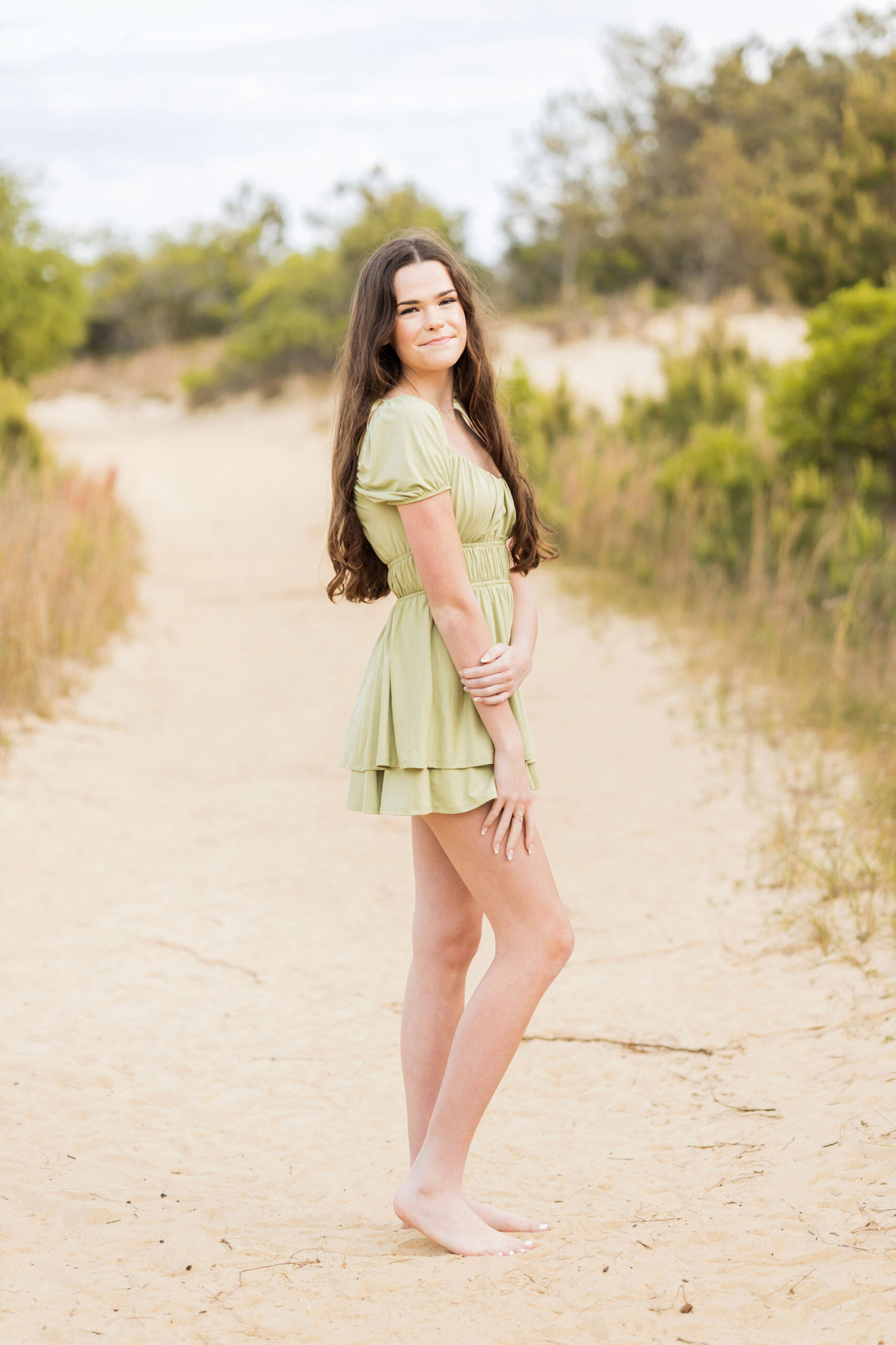 Spring Senior session at the Outer Banks NC