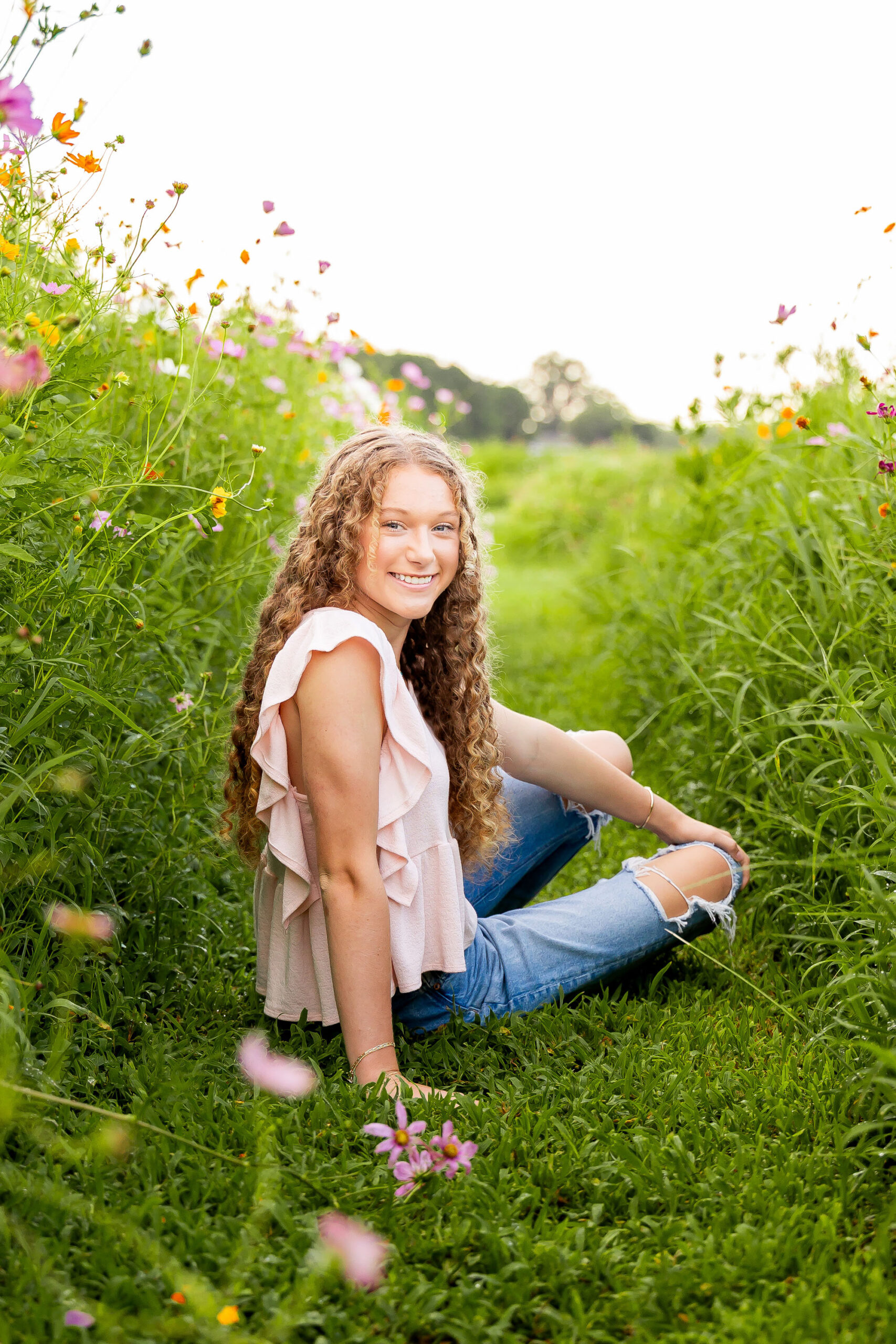 Golden Hour in the Wildflowers