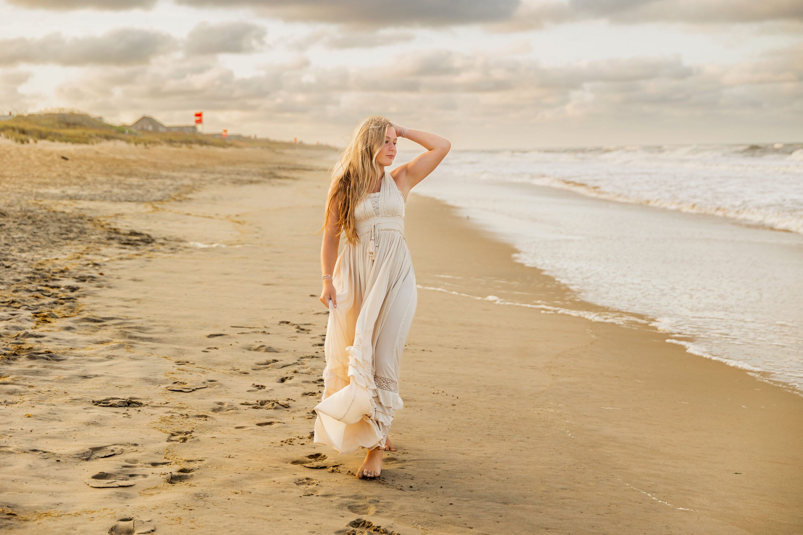 Destination senior portrait session in the Outer Banks