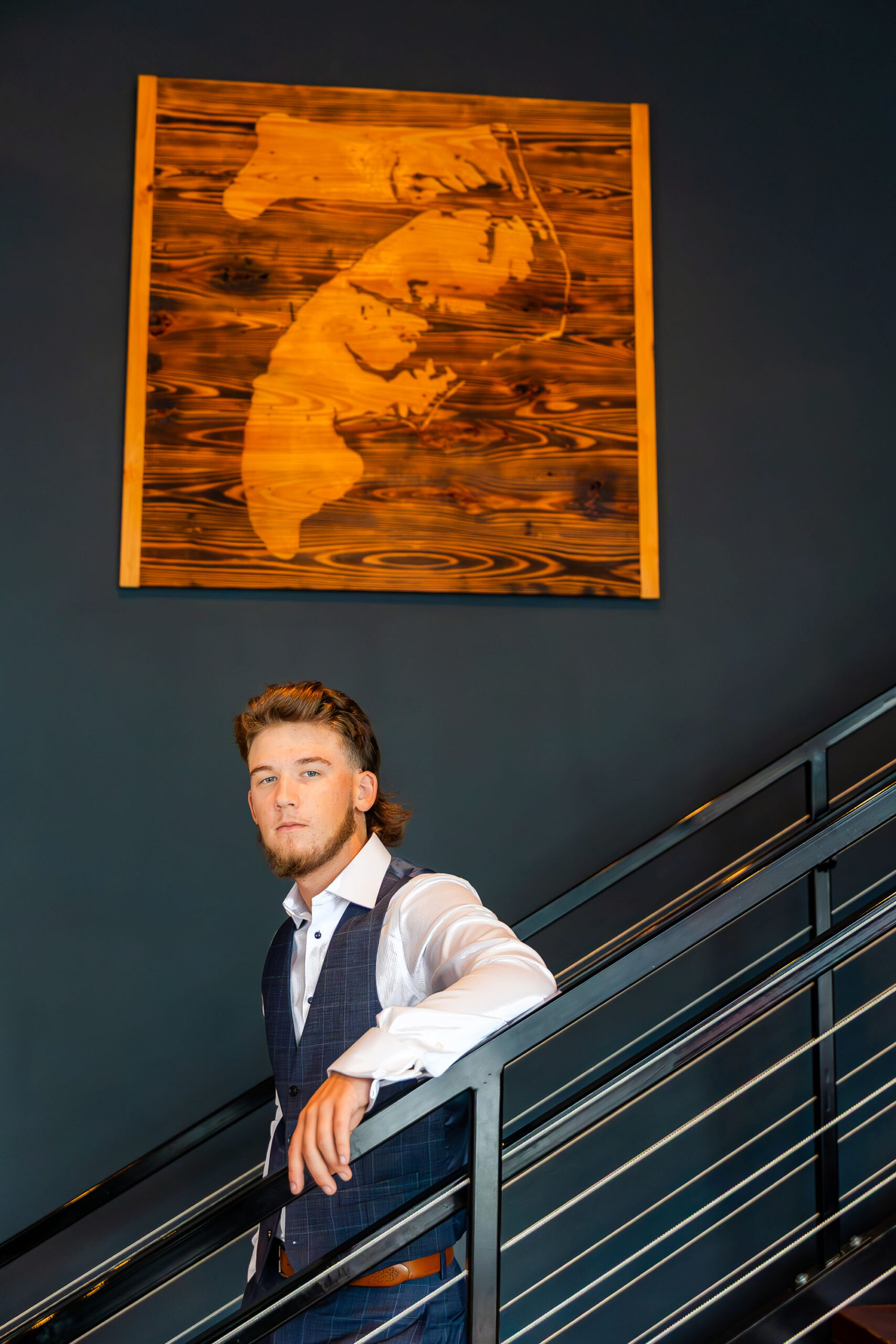 dressed up senior guy portraits Elizabeth City NC